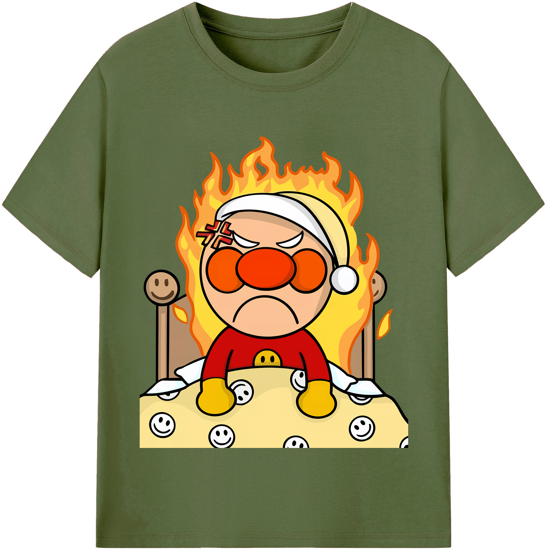 （画像用） アンパンマン Anpanman 綿100％半袖Tシャツ（フロントプリント）